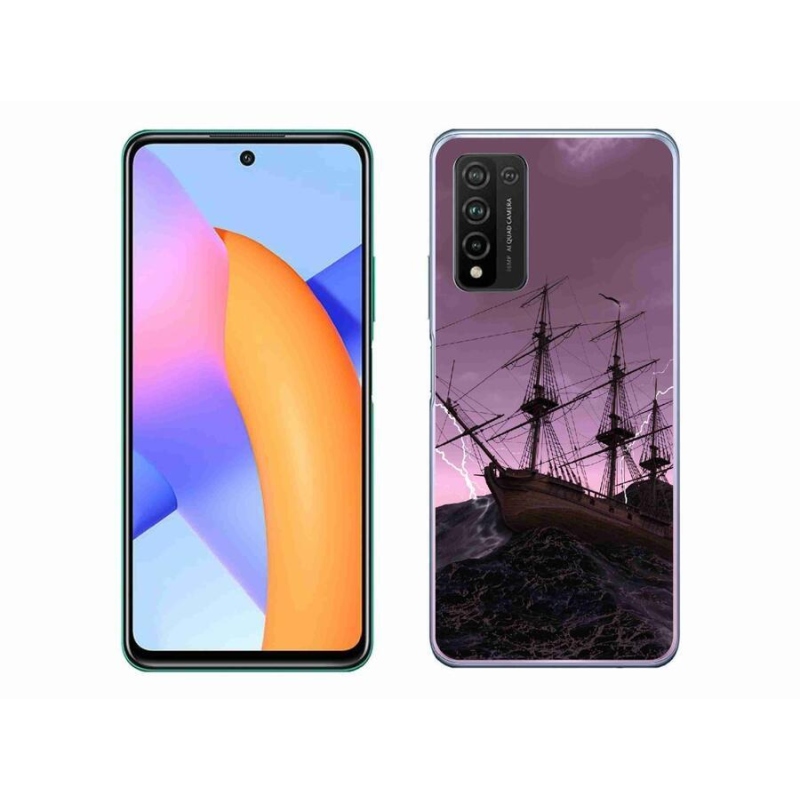 Gélový kryt mmCase na mobil Honor 10X Lite - loď v búrke