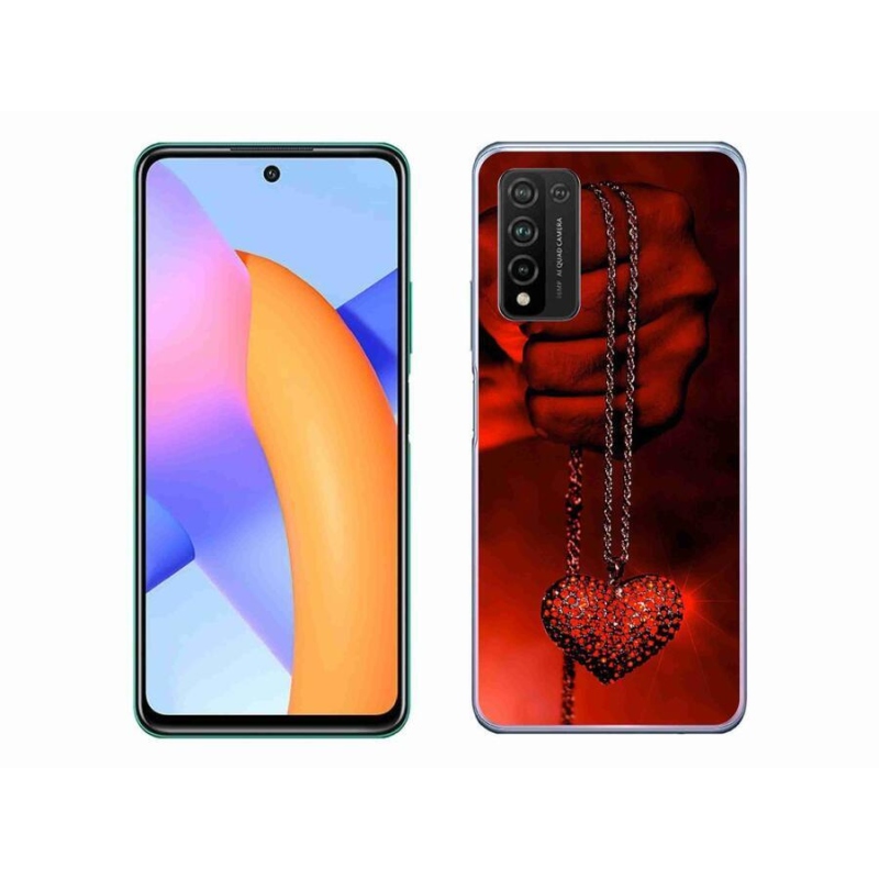 Gélový kryt mmCase na mobil Honor 10X Lite - náhrdelník