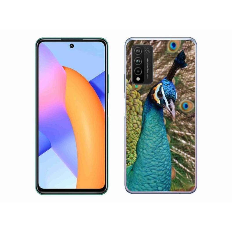 Gélový kryt mmCase na mobil Honor 10X Lite - páv