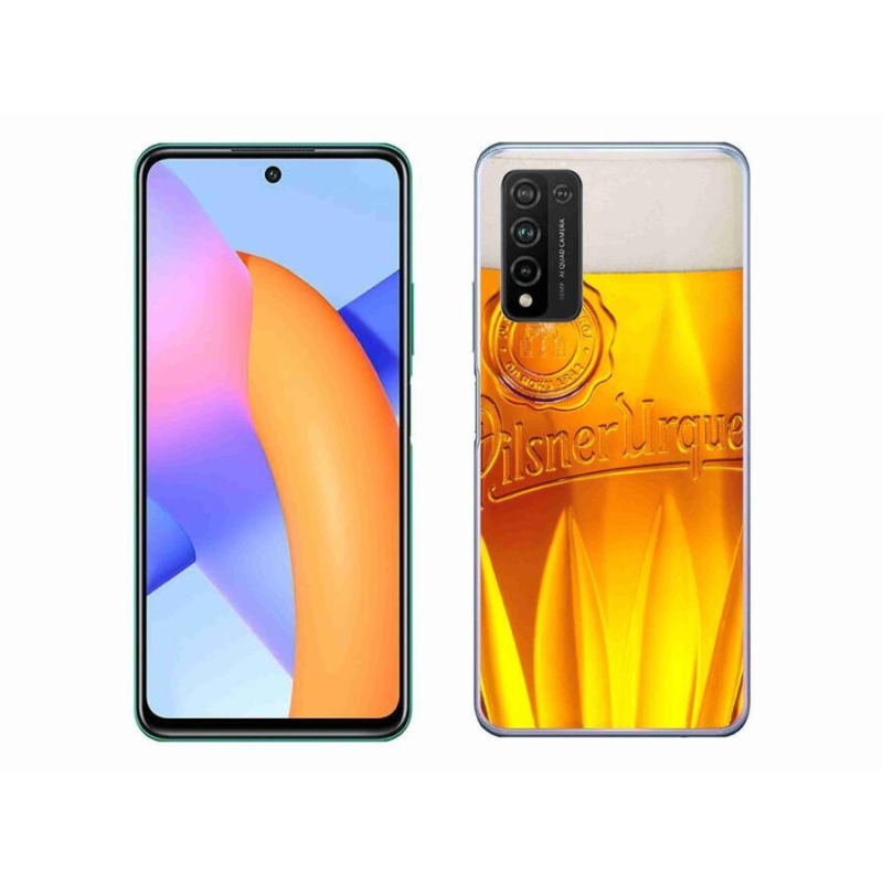 Gélový kryt mmCase na mobil Honor 10X Lite - pivo