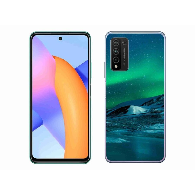 Gélový kryt mmCase na mobil Honor 10X Lite - polárna žiara