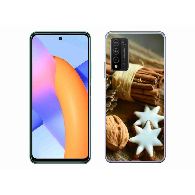 Gélový kryt mmCase na mobil Honor 10X Lite - škorica a perníčky