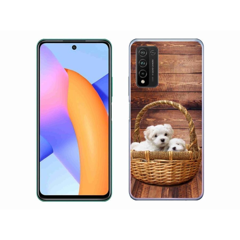 Gélový kryt mmCase na mobil Honor 10X Lite - šteniatka