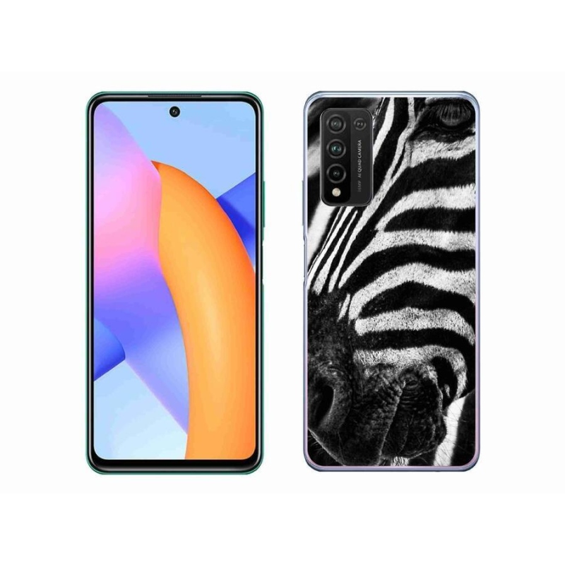 Gélový kryt mmCase na mobil Honor 10X Lite - zebra