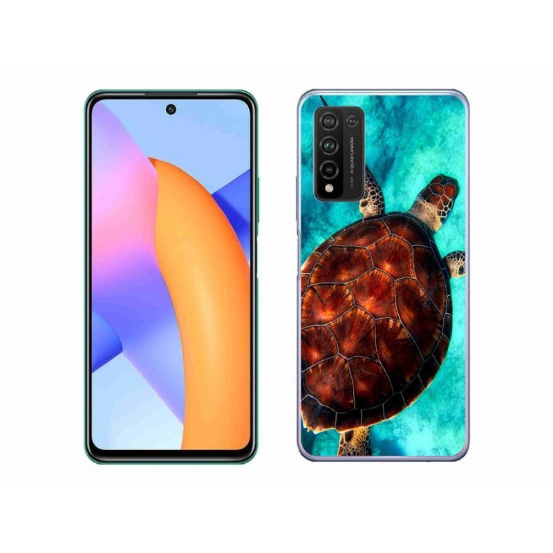 Gélový kryt mmCase na mobil Honor 10X Lite - korytnačka