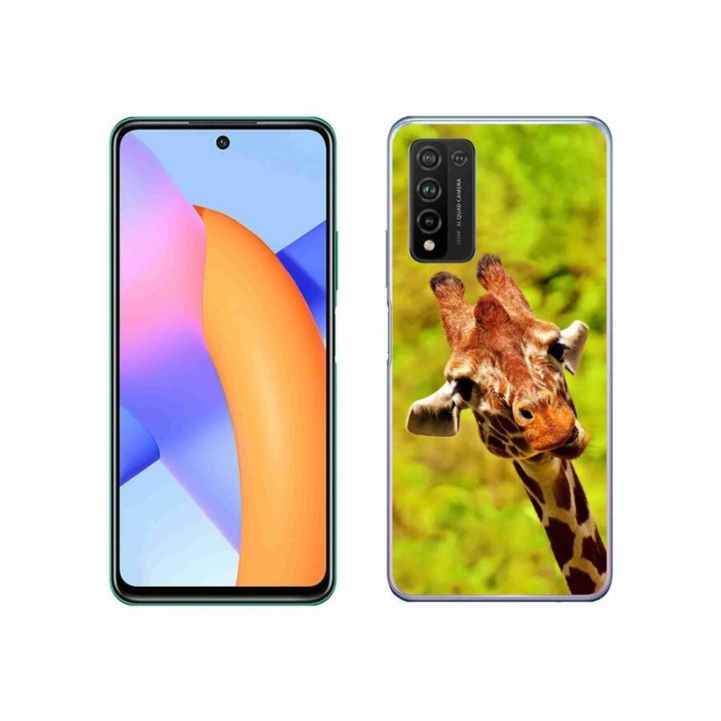 Gélový kryt mmCase na mobil Honor 10X Lite - žirafa