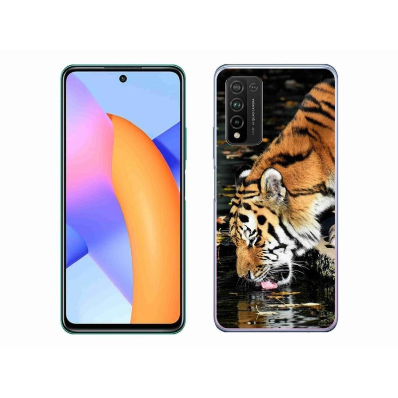 Gélový kryt mmCase na mobil Honor 10X Lite - smädný tiger