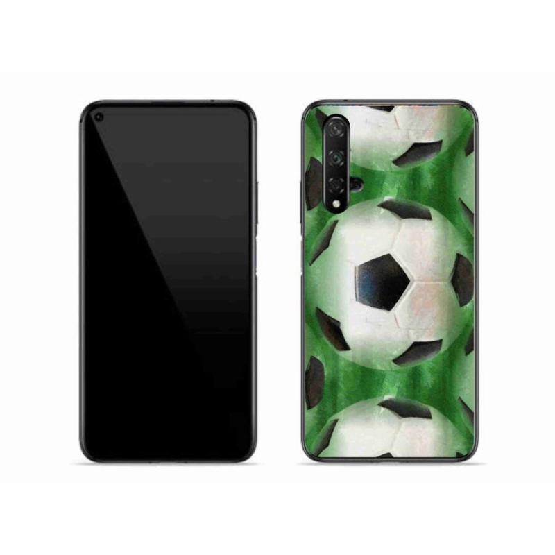 Gélový kryt mmCase na mobil Honor 20 - futbalová lopta