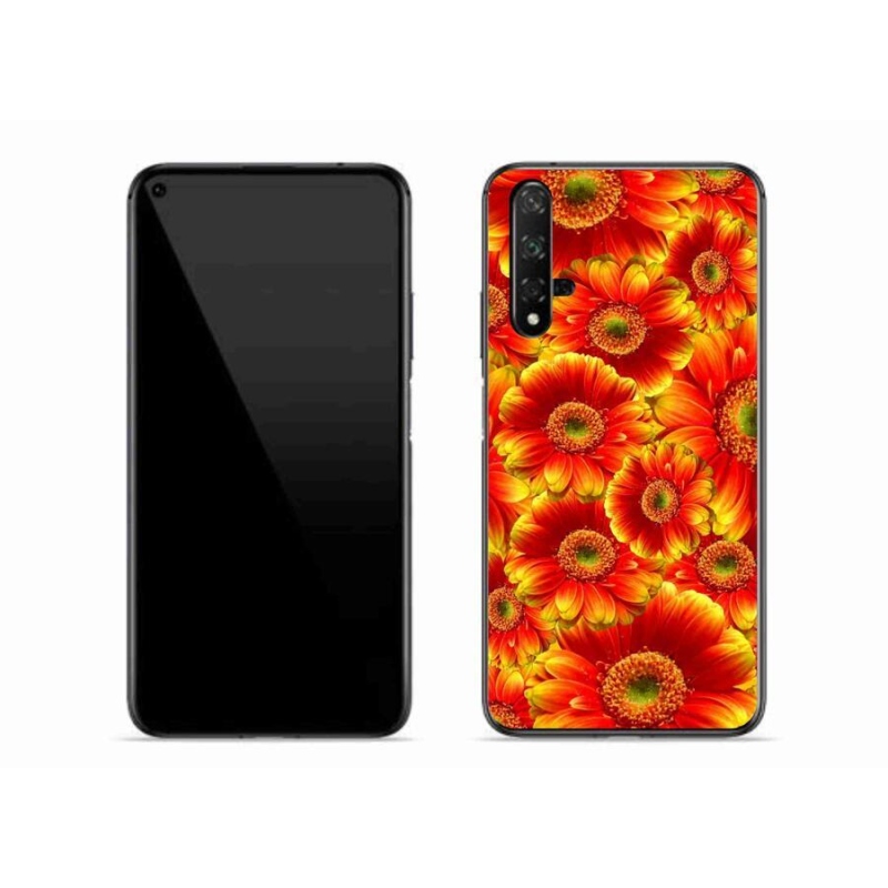 Gélový kryt mmCase na mobil Honor 20 - gerbera 1