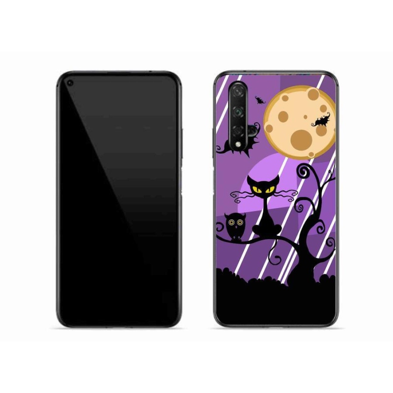 Gelový kryt mmCase na mobil Honor 20 - halloween