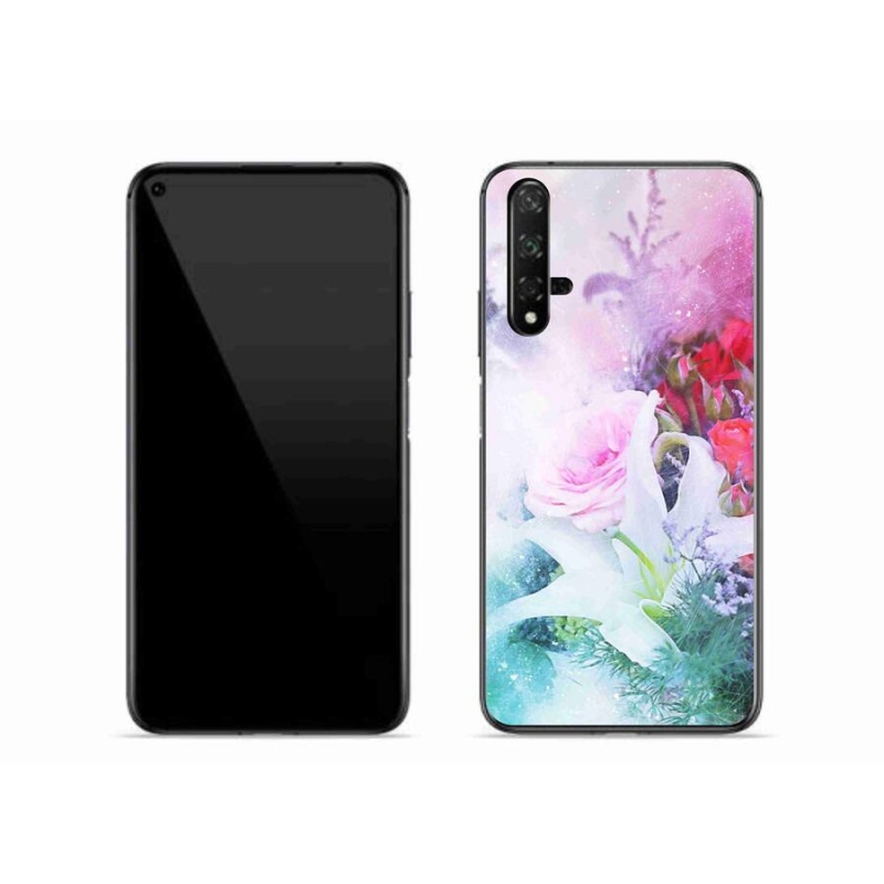 Gélový kryt mmCase na mobil Honor 20 - kvety 4