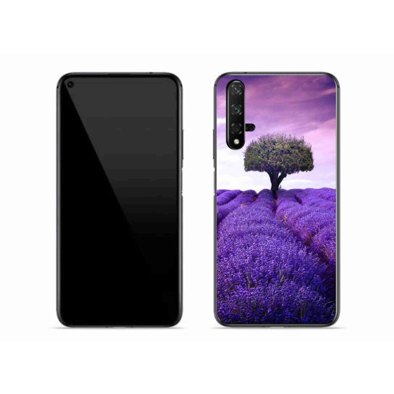 Gélový kryt mmCase na mobil Honor 20 - levanduľová lúka