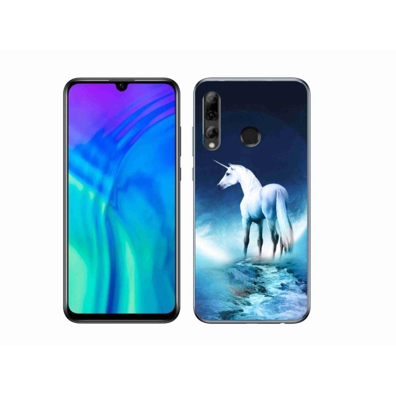 Gélový kryt mmCase na mobil Honor 20 Lite - biely jednorožec