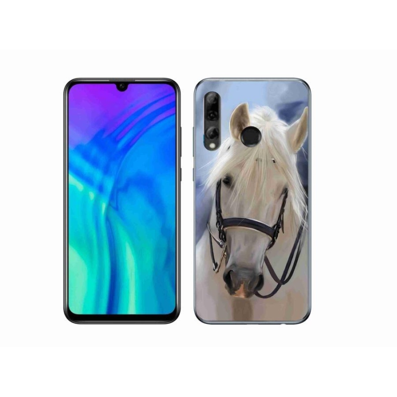 Gélový kryt mmCase na mobil Honor 20 Lite - biely kôň