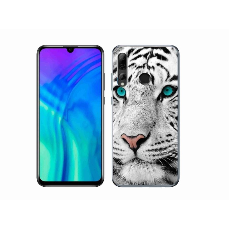 Gélový kryt mmCase na mobil Honor 20 Lite - biely tiger