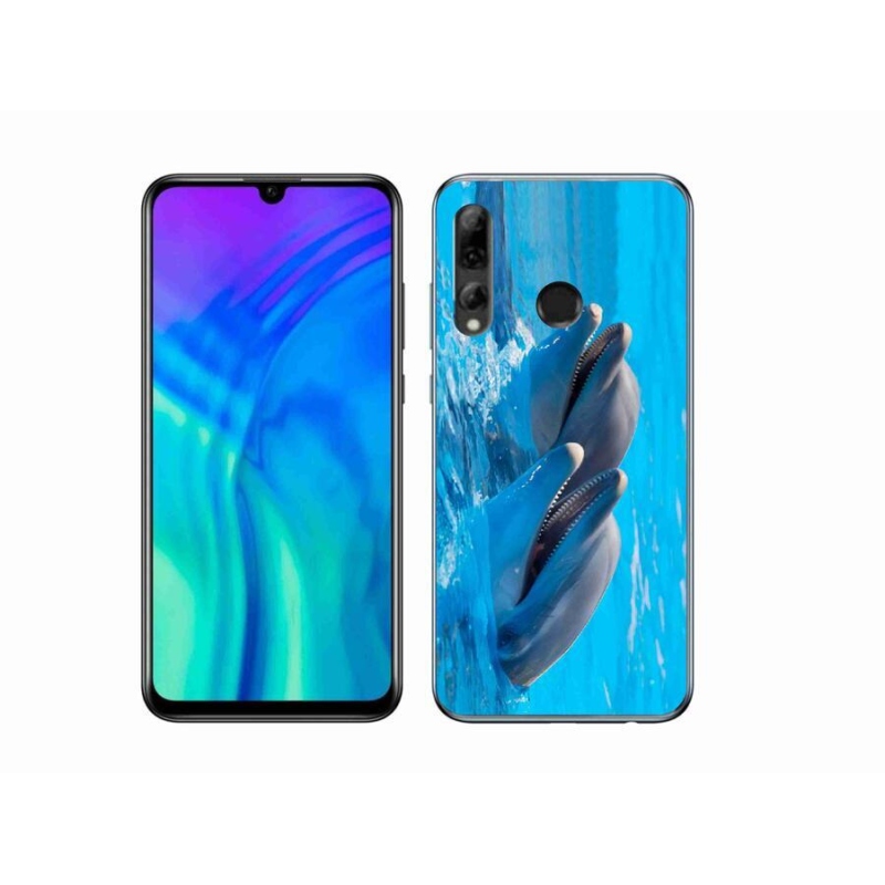 Gélový kryt mmCase na mobil Honor 20 Lite - delfíny