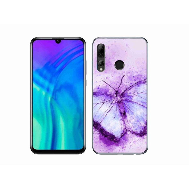 Gélový kryt mmCase na mobil Honor 20 Lite - fialový motýľ