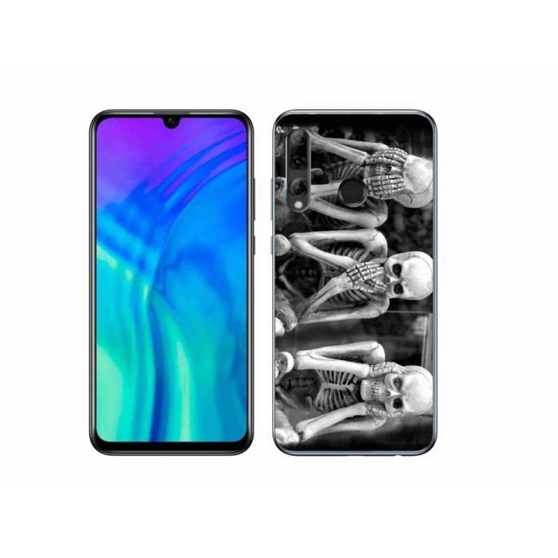 Gélový kryt mmCase na mobil Honor 20 Lite - kostlivci