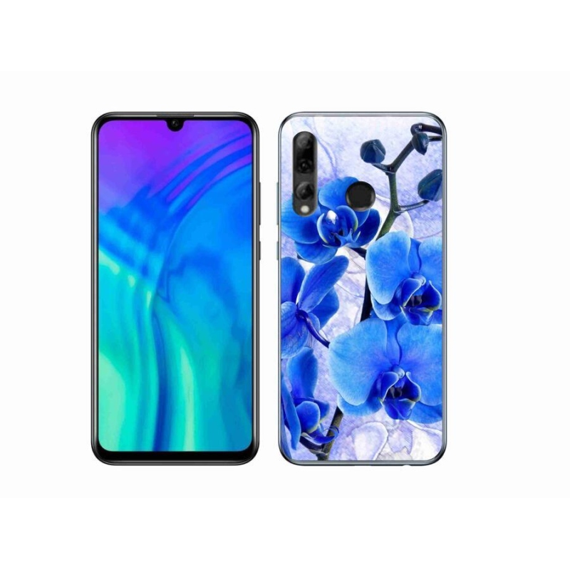 Gélový kryt mmCase na mobil Honor 20 Lite - modré kvety