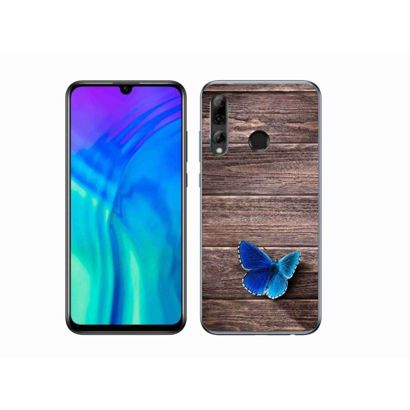 Gélový kryt mmCase na mobil Honor 20 Lite - modrý motýľ 1