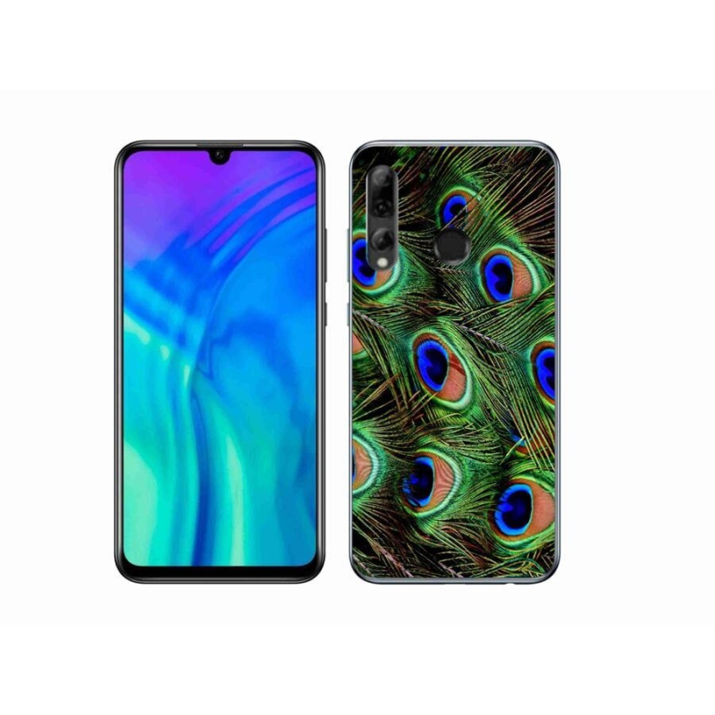 Gélový kryt mmCase na mobil Honor 20 Lite - pávie perie