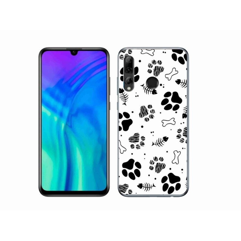 Gélový kryt mmCase na mobil Honor 20 Lite - psie labky 1