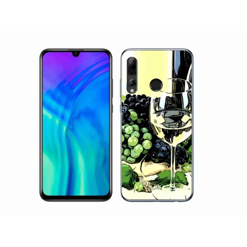 Gélový kryt mmCase na mobil Honor 20 Lite - pohár vína