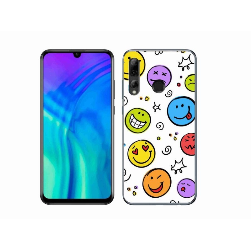 Gélový kryt mmCase na mobil Honor 20 Lite - smajlíci