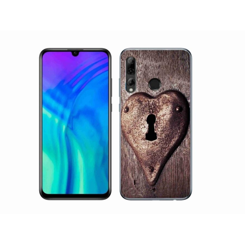 Gélový kryt mmCase na mobil Honor 20 Lite - zámok v tvare srdca