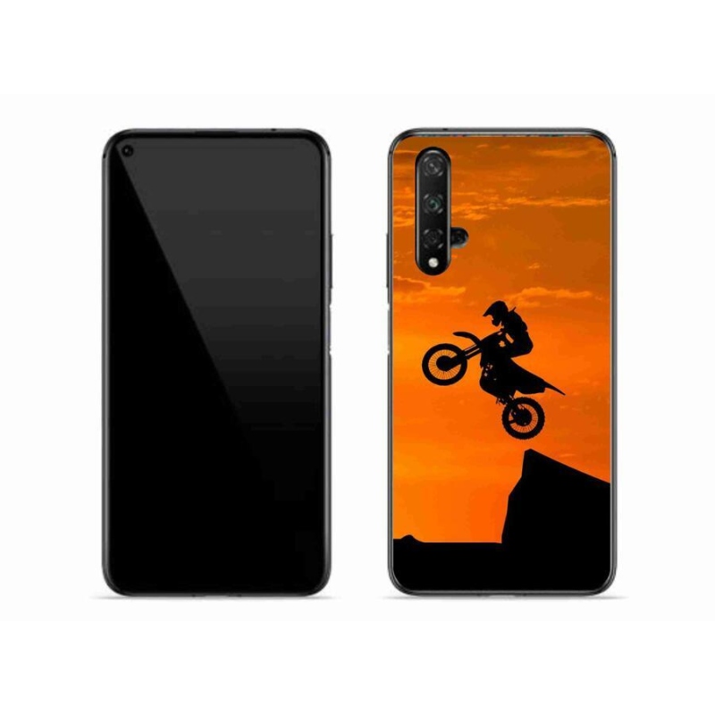 Gélový kryt mmCase na mobil Honor 20 - motocross