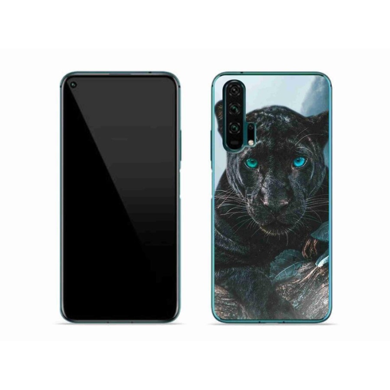 Gélový kryt mmCase na mobil Honor 20 Pro - čierny panter