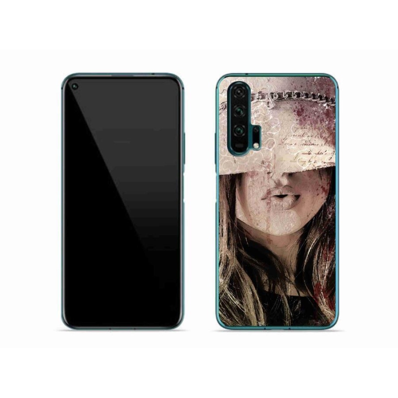 Gélový kryt mmCase na mobil Honor 20 Pro - dievča