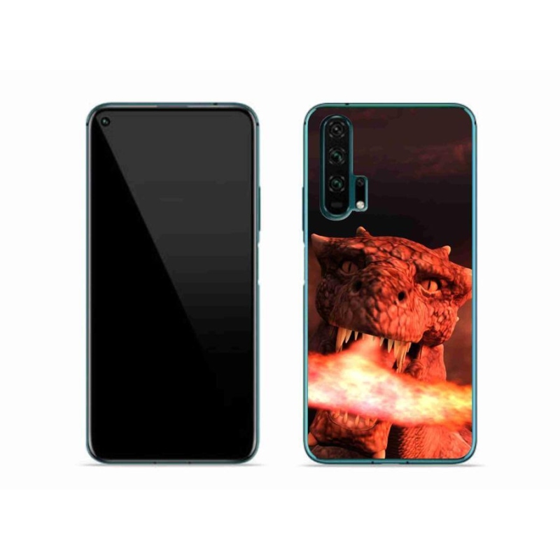 Gélový kryt mmCase na mobil Honor 20 Pro - drak