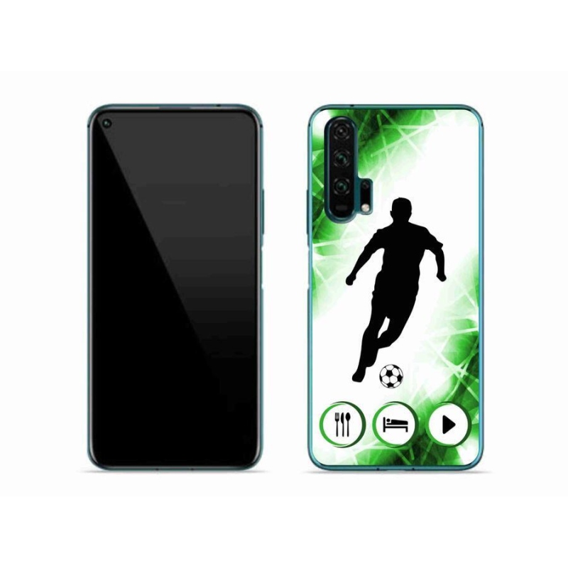 Gélový kryt mmCase na mobil Honor 20 Pro - futbalista