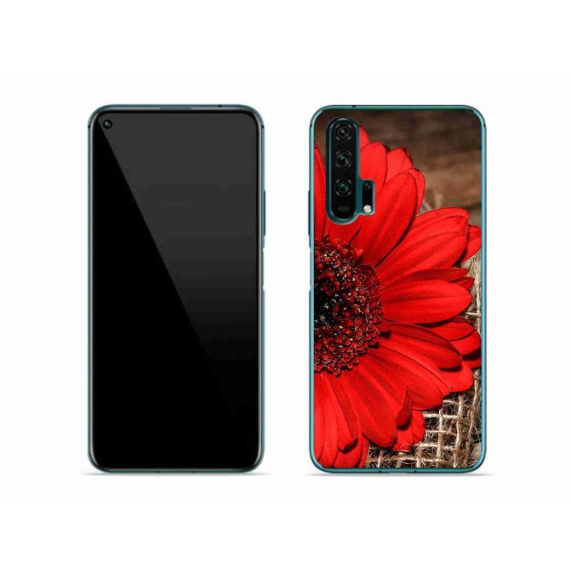 Gélový kryt mmCase na mobil Honor 20 Pro - gerbera