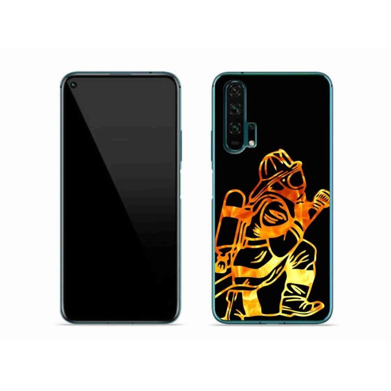 Gélový kryt mmCase na mobil Honor 20 Pro - hasič 1