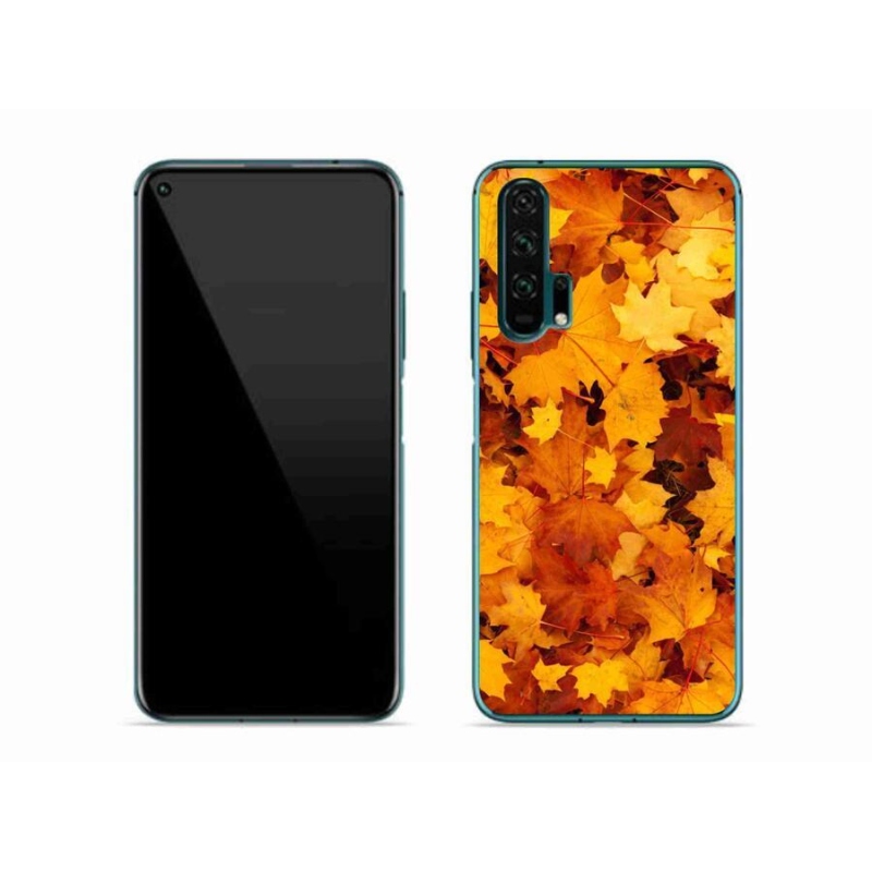 Gélový kryt mmCase na mobil Honor 20 Pro - javorové listy