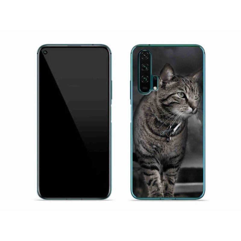 Gélový kryt mmCase na mobil Honor 20 Pro - mačka