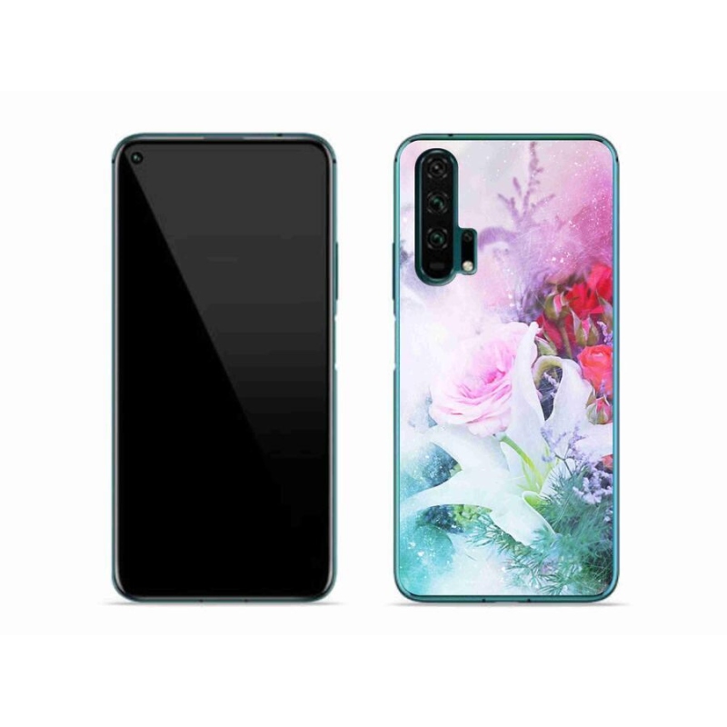 Gélový kryt mmCase na mobil Honor 20 Pro - kvety 4