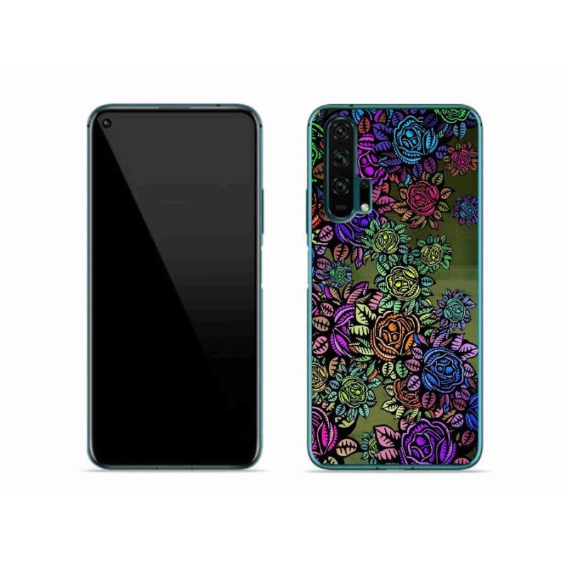 Gélový kryt mmCase na mobil Honor 20 Pro - kvety 6