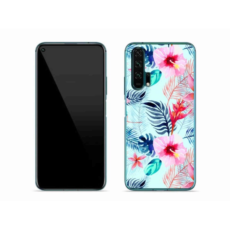 Gélový kryt mmCase na mobil Honor 20 Pro - kvety