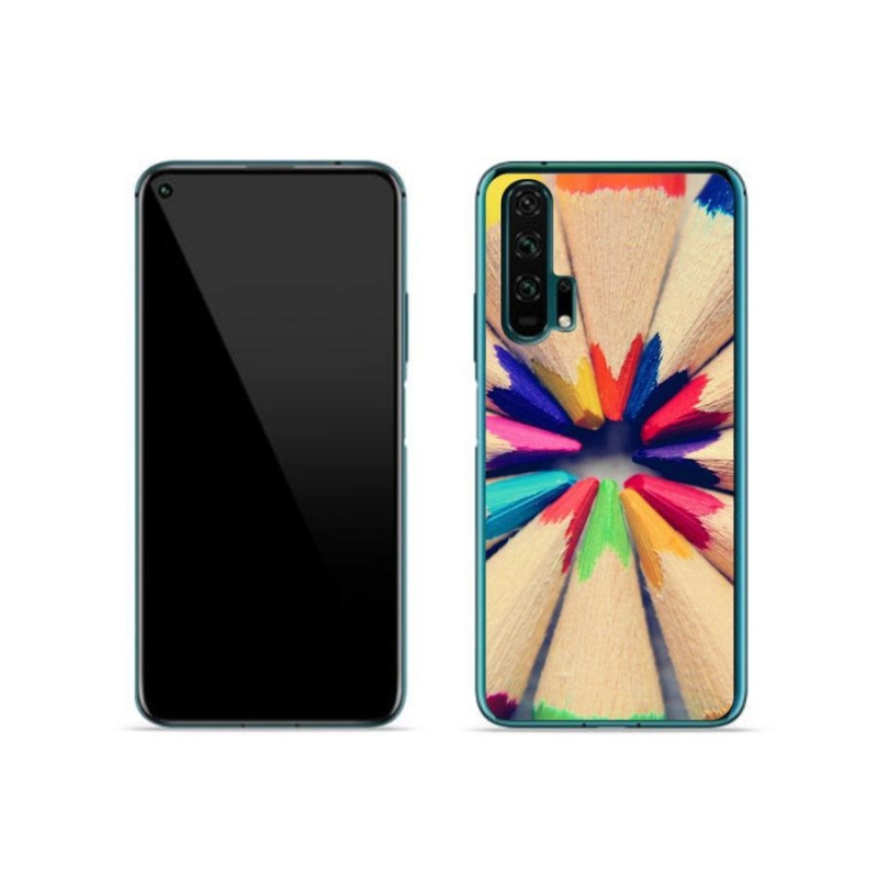 Gélový kryt mmCase na mobil Honor 20 Pro - pastelky