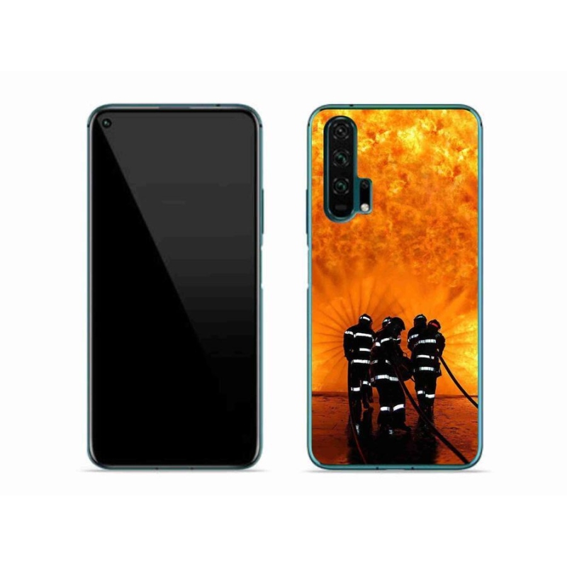 Gélový kryt mmCase na mobil Honor 20 Pro - požiar