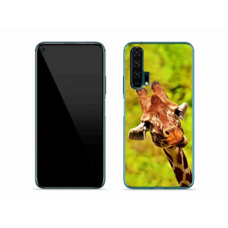Gélový kryt mmCase na mobil Honor 20 Pro - žirafa