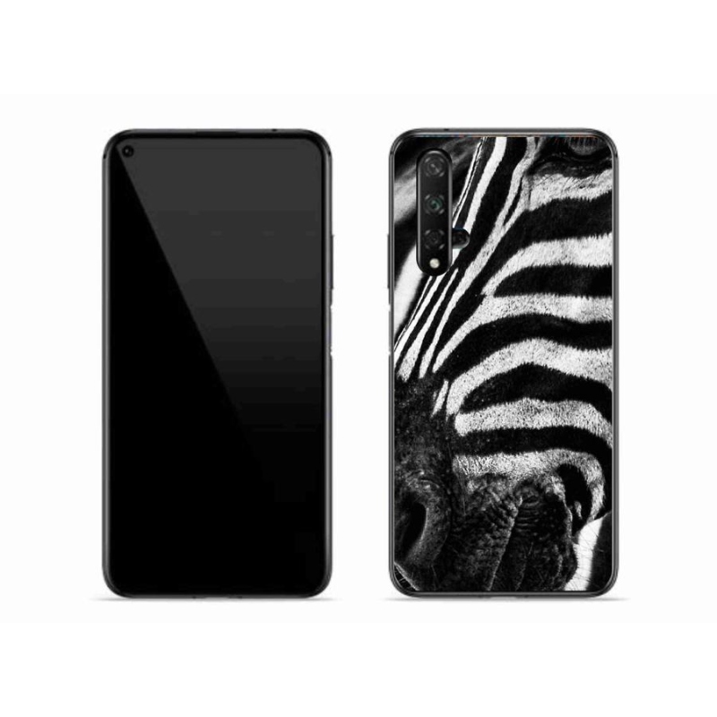 Gélový kryt mmCase na mobil Honor 20 - zebra