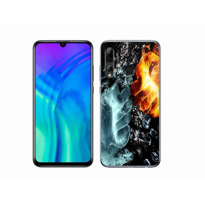 Gélový kryt mmCase na mobil Honor 20e - voda a oheň