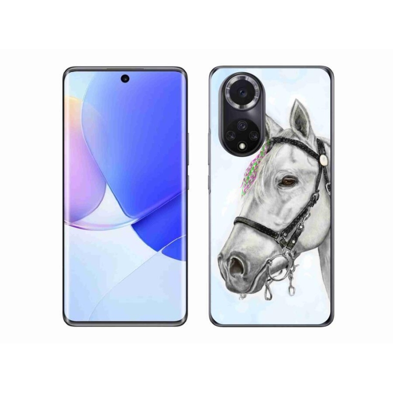 Gélový kryt mmCase na mobil Honor 50 - biely kôň 1