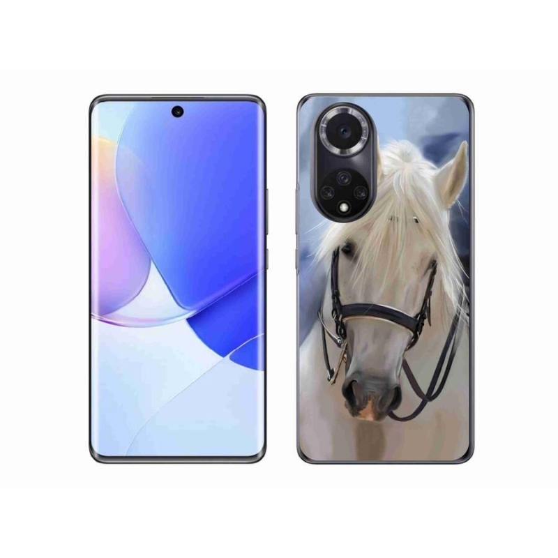 Gélový kryt mmCase na mobil Honor 50 - biely kôň