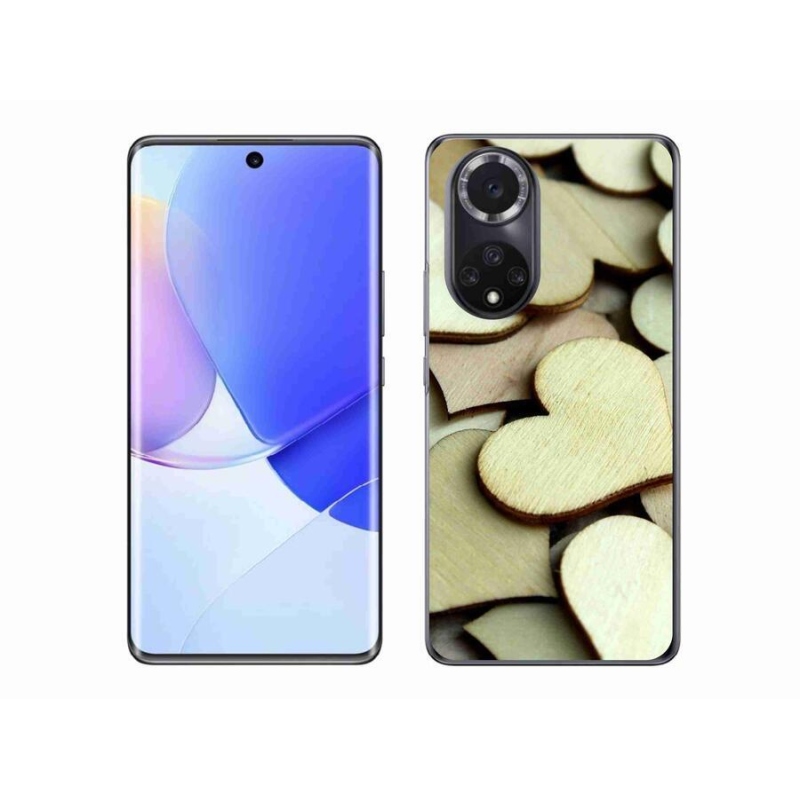 Gélový kryt mmCase na mobil Honor 50 - drevené srdiečka