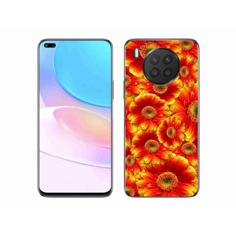 Gélový kryt mmCase na mobil Honor 50 Lite - gerbera 1